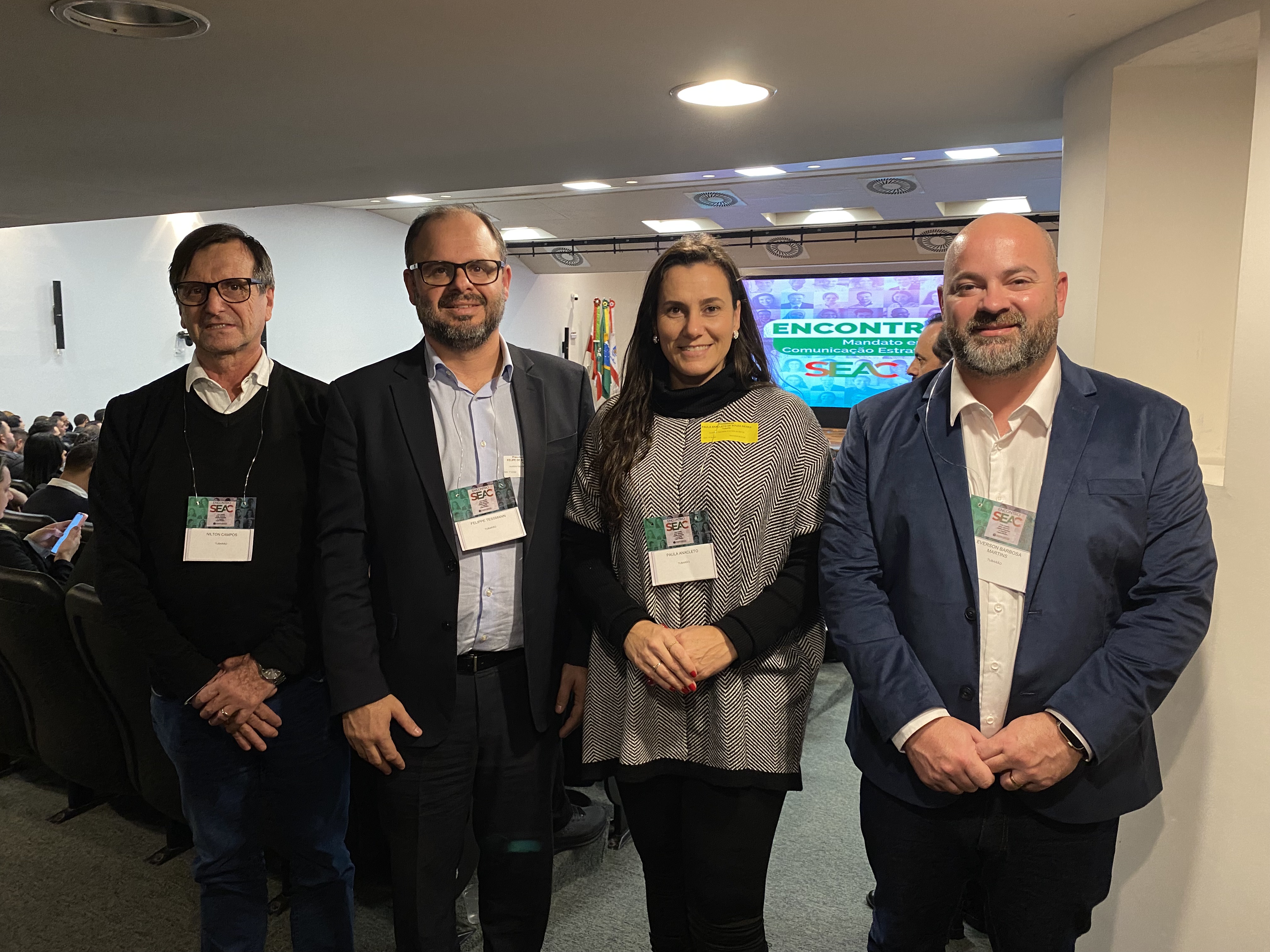 Vereadores de Tubarão participam de evento da ALESC voltado à qualificação do mandato